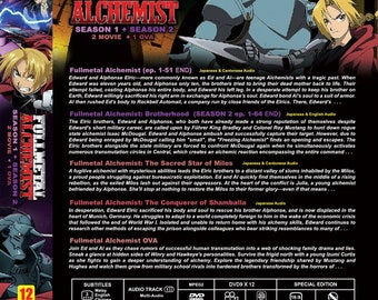 Fullmetal Alchemist : Brotherhood - Complete Series DVD Full Collection 1  and 2