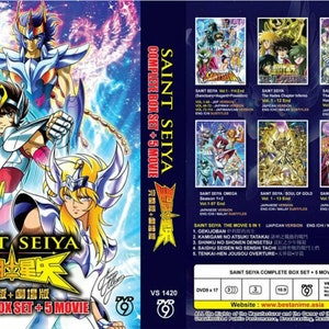 New Set Dvd Anime Saint Seiya Complete + 5 Movie All Region English Subtitle & All Region Complete Box Set Free DHL Express Shipping