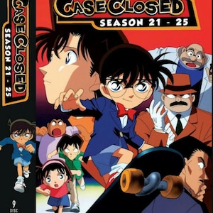 New Set Dvd Anime Detective Conan Case Closed Season 21 - 25 English Subtitle & All Region Complete Box Set + FREE Express Shipping
