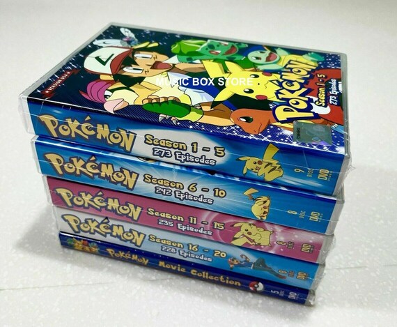 Dvd Pokemon Full Season New Set Dvd Anime Pokemon Season 20 21