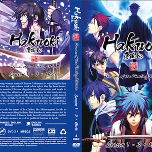 New Set Dvd Anime Hakuoki Demon Of The Fleeting Blossom Season 1 2 3 + Movie English Dubbed & All Region Complete Box Set DHL Express Ship