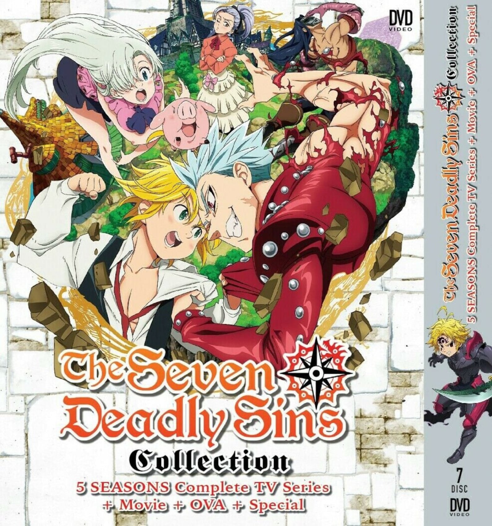 Ova Set New Set Dvd Anime the Seven Deadly Sins Complete Season 1-5 + 2 Movies ...