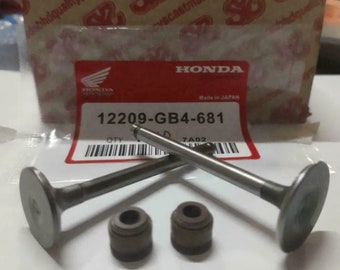 Honda Japan Valves and Stem Seal Kit 70cc Crf70f Xl70 Xr70 C70 Ct70 Atc70 Free Express Shipping