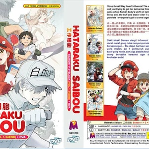 Hataraku Saibou（Cells at Work!）Sea 1+2 + Black (Vol.1-34) +OVA -*English  Dubbed*
