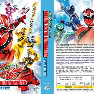 New Set Dvd Anime Mashin Sentai Kiramager (Volume. 1-45 End) English Subtitle & All Region Complete Box Set Free DHL Express Shipping