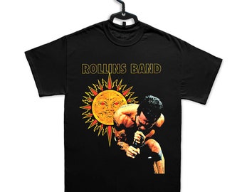 Retro Graphic Rollins Band - The End Of Silence Unisex T-Shirt