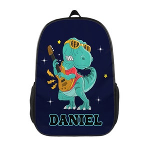 Sac à dos personnalisé pour garçon, Sac à dos dinosaure, Sac à dos personnalisé pour garçon, Cartable, Sac à dos pour tout-petit