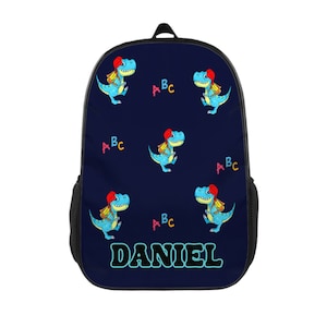 Sac à dos personnalisé pour garçon, sac à dos dinosaure, cartable pour enfants, sac à dos pour tout-petit, sac à dos personnalisé pour garçon