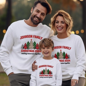 Custom Family Christmas Sweatshirt, Family Christmas Sweatshirts, Family Christmas Sweaters, Family Christmas Matching Sweatshirt