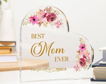 Custom Mother's Day Plaque, Acrylic Plaque For Mom, Gift For Mom, Mother's Day Gifts