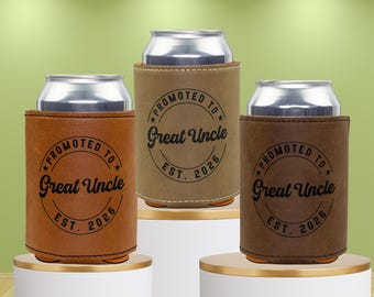 Laser Engraved Can Cooler, Great Uncle Can Cooler