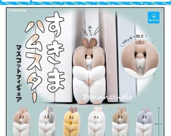 Qualia the squashed hamsters collection , Japan Toys or Gashapons, Genuine little displays for decoration, birthday gift