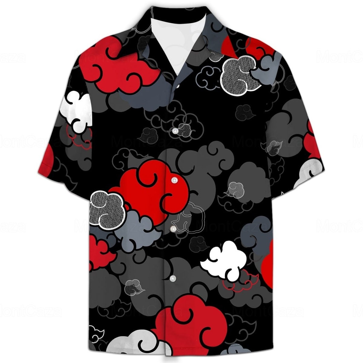 Anime Gamer Items Pink  Button Down  Hawaiian Shirt  Geek Tropical