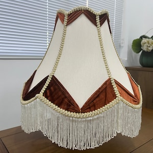 European Flannel Lampshade, Royal Style Fabric Velvet Lampshade Vintage Lampshade For Table Lamp / Floor Light, Luxury Lamp Shades (E27/E24)