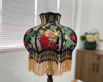 Frida&#39;s Garden LampShades, Vintage /Retro Lamp Shade For Table Lamp / Floor Light, Luxury Lamp Shades