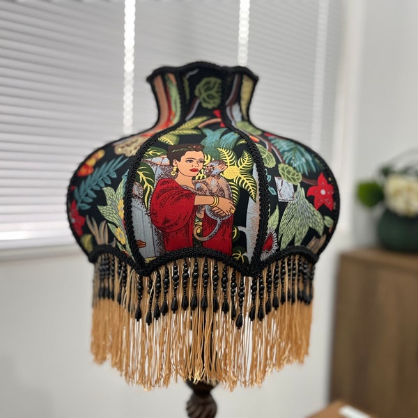 Frida's Garden Lampenschirme, Vintage/Retro Lampenschirm Für Tischlampe/Stehleuchte, Luxus Lampenschirme