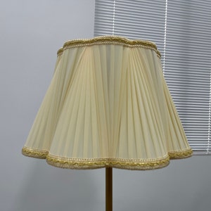 Vintage Stoff Plissee Lampenschirme Tisch Schreibtisch Bett Luxus Lampenschirm Retro Lampenschirm, Wohnkultur, Benutzerdefinierte Lampenschirme