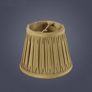 Mini Green Pleated Lamp Shades , Retro Style Lampshade For Table Lamp, Vintage LampShades