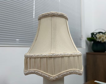 Beige Fabric Lamp Shades , European Style Lampshade For Table Lamp, Retro Vintage LampShades