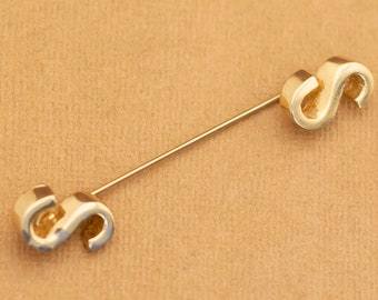 Épingle De Cravate Vintage Avec Lettre K - Occasion Bon état