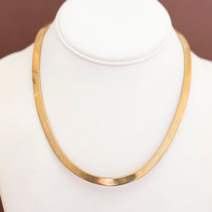 Vintage Gold Ton Minimalistische elegante Halskette 40 cm - Y11