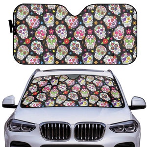 Day of the Dead Sun Shade Etsy