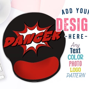 Alfombrilla de ratón personalizada con soporte para muñeca Alfombrilla de ratón de silicona personalizada Reposamuñecas Cualquier foto Color Texto Logotipo Patrón Alfombrillas de ratón Regalo de oficina Escritorio