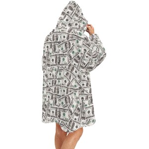 Custom Oversized Hoodie Unisex Personalized Hooded Flannel Sweatshirt Any Color Photo Pattern Logo Text Dress Hoodie Pullover Blanket image 10