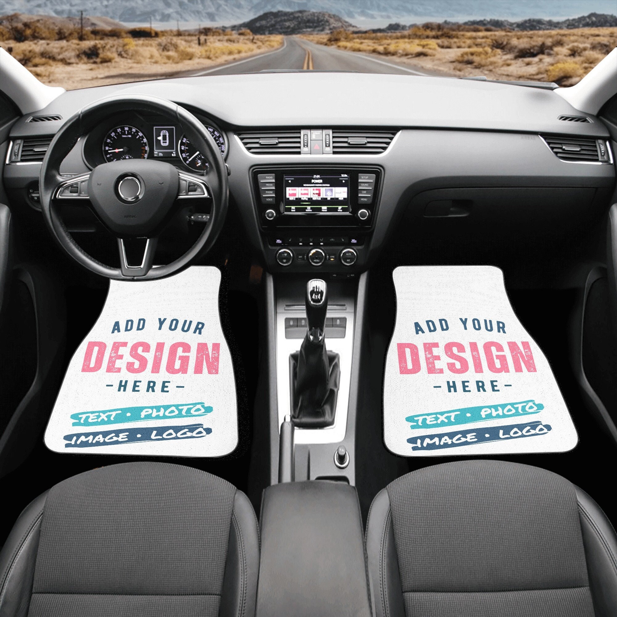 Custom car mats with embroidered customized deals