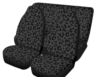 Produktbild von Autositzbezug Mit Kuh-Druck, Elastisch, Bequem, Für Damen Und