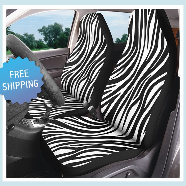 Zebra Car Seat Cover Etsy