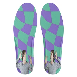 Custom Shoe Insoles Personalized Orthotic Inserts for Shoes Customized Foam Shoe Insole Set of 2 Pad Any Color Logo Photo Pattern Text Image