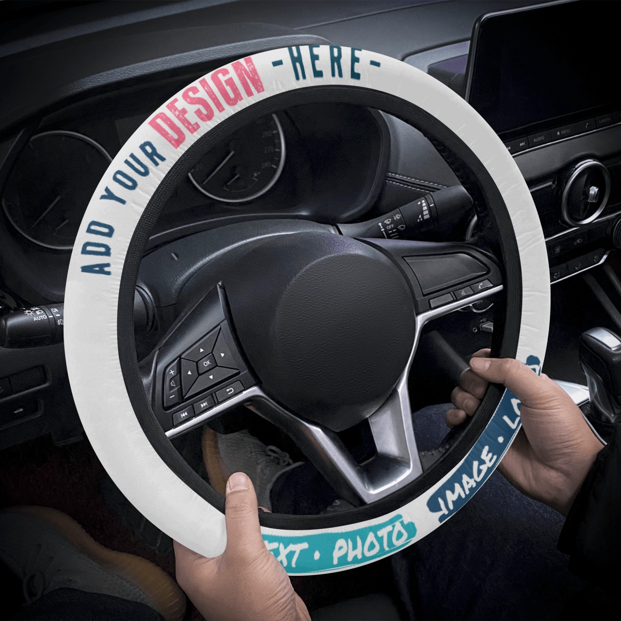 Star Dog Paw Printed (1 Steering Wheel Cover + 2 Seat Belt - Temu