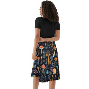 Frauen Custom Kleid mit V-Ausschnitt Schwarzes Top Rüschen Sommerkleid Personalisierter Rock Jede Farbe Text Logo Bild Foto Bild 5