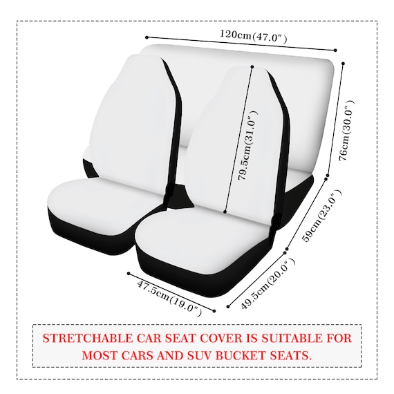 Coprisedili Universali Per Auto, Furgoni E SUV – Set Completo Con Ricamo Esagonale Elegante E Resistente
