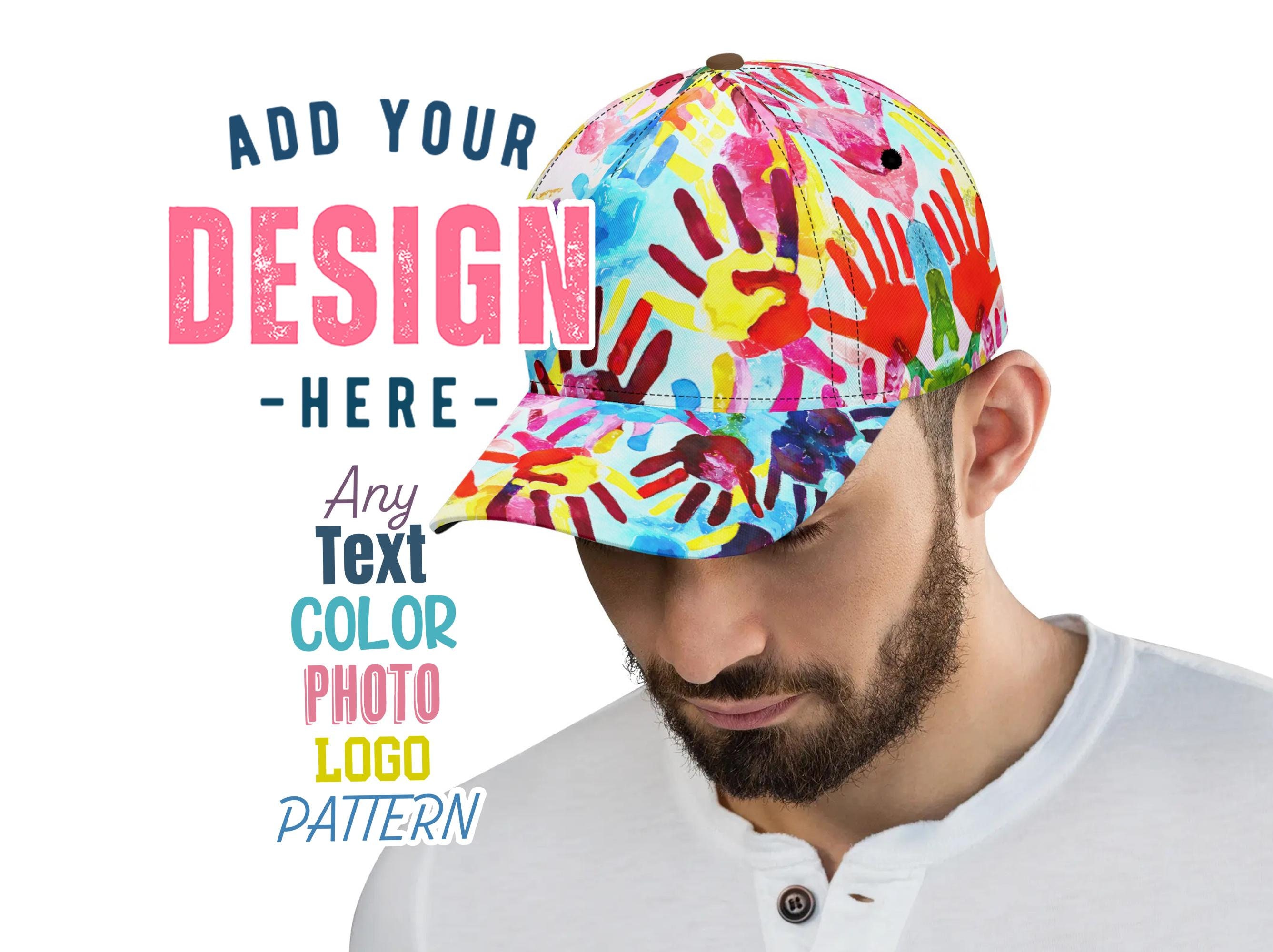 Custom Hat for Men Personalized Snapback Baseball Cap Gift Design Your ...