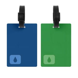 Lumon Key Card Gepäckanhänger Ablösung Holz Koffer Tags 1 oder 3 Pack für Koffer Taschen Rucksäcke Seesack Lumon Industries Reisegeschenk