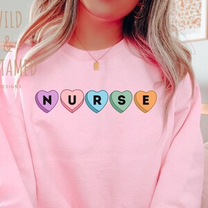 Valentine Nurse Shirt, Valentine Nurse SweatShirt, Valentines Gift For Nurse, Valentine Nurse Tee, Nurse Shirt, Nursing sweater Valentine
