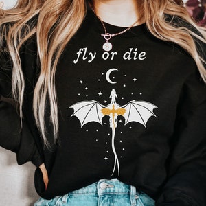 Fourth Wing Sweatshirt, Basgiath War College, Dragon Rider, Violet Sorrengail, Xaden Riorson, Riders Quadrant, Fantasy reader, Bookish Shirt