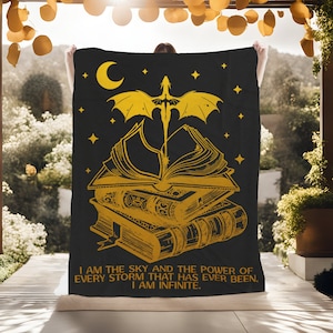Vierde vleugeldeken Vierde vleugel Merch gezellige deken Xaden Dragon Books Velveteen pluche deken
