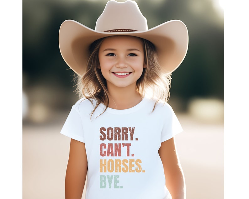 Funny Sorry Can't Horses Bye Youth Sweatshirt, Horse Lover Youth Hoodie, Horse Kids Shirt, Funny