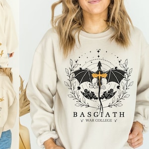 Fourth Wing Sweatshirt, Basgiath War College, Dragon Rider, Violet Sorrengail, Xaden Riorson, Riders Quadrant, Fantasy reader, Bookish Shirt