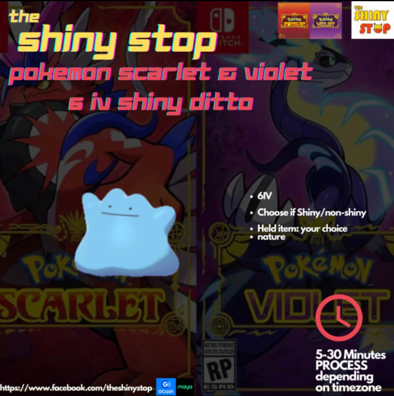 Shiny/non-shiny Spiritomb 6IV Pokémon Scarlet/violet 100% -  Norway