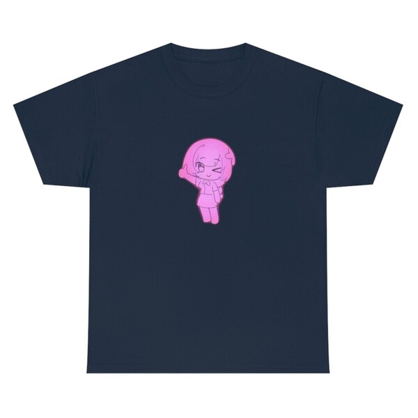 Honkai Impact 3rd Elysia Shirt Honkai Impact 3 Elysia Miss Pink Elf Chibi Thumbs Up Meme Graphic Unisex Cotton TShirt Honkai Impact Merch