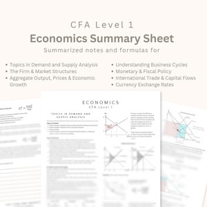 CFA 試験経済学学習ガイド、CFA 試験、CFA 学習ガイド、経済学学習ガイド