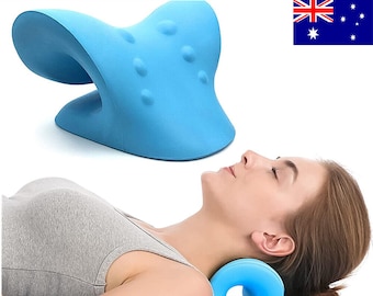 Neck Traction Pillow Original Cloud Shape Neck Stretcher Cervical Pain Relief AU