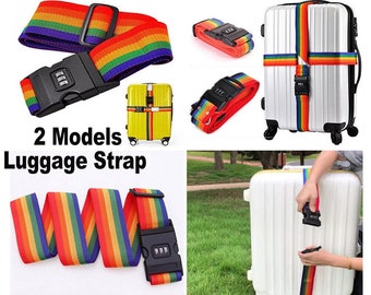 Luggage Strap Code Password Travel Suitcase Secure Lock Safe Nylon Packing Belt