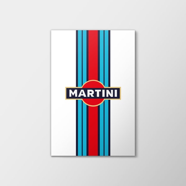 Martini Racing Livery, Williams F1, Porsche 917, Formula 1, Lancia Delta HF Integrale, Wall Hanging, Wall Art