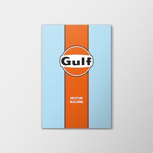 Gulf Racing Livery, McLaren F1, Porsche 917, Formula 1, Le Mans 24hr, Wall Hanging, Wall Art, Digital Download