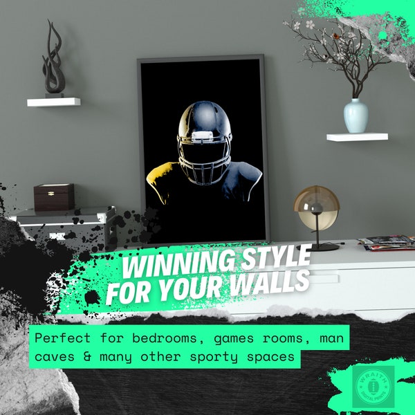 Man Cave Football Etsy